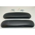 Proactive 9 Inch Desk Length Wheelchair  Padded Armrests Black (Pair) PR PP-RAPD